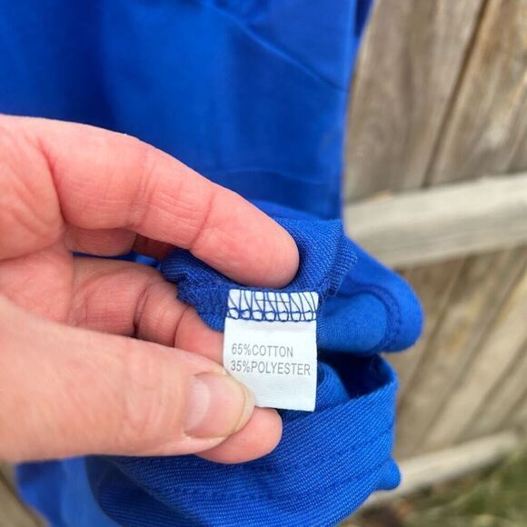 Royal blue dress short sleeve xxxl - Picture 6 of 8